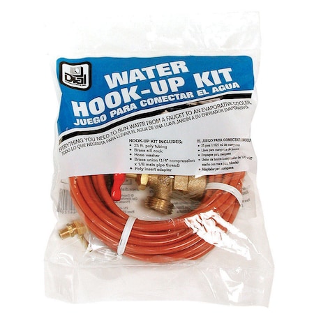Dial Mfg Dial Orange Plastic Evaporative Cooler Water Hook-Up Kit 4472